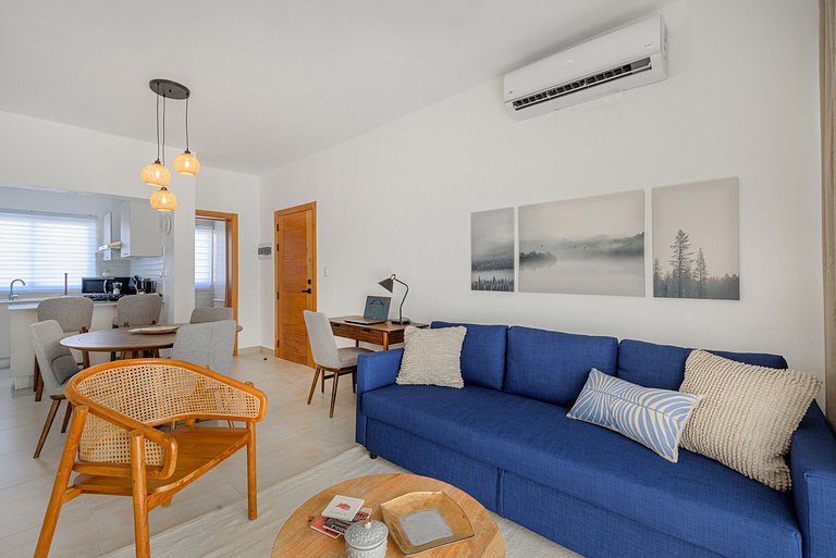 Apartamento de 1 habitación con piscina y cerca de la Playa