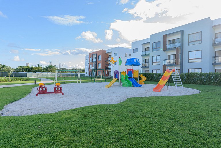 Apartamento de 1 Habitación con Piscina y Gimnasio